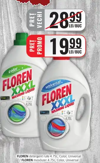 CBA FLOREN detergent rufe, Color, Universal Ofertă