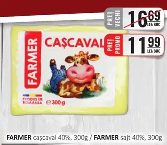 CBA FARMER caşcaval 40% Ofertă