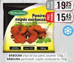 CBA BÁBOLNA aripi de pui pane, picante Ofertă