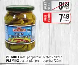 CBA PREMIKO ardei pepperoni, în oțet Ofertă