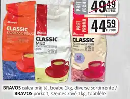 CBA BRAVOS cafea prăjită, boabe Ofertă