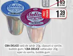 CBA CBA DELICE vată de zahăr căpşuni şi vanilie, bubble gum Ofertă