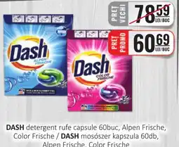 CBA DASH detergent rufe capsule Alpen Frische, Color Frische Ofertă