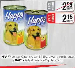 CBA HAPPY conservă pentru câini Ofertă