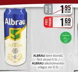 CBA ALBRAU bere blondă, fără alcool Ofertă