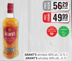 CBA GRANT'S whiskey 40% alc. Ofertă