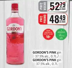 CBA GORDON'S PINK gin 37.5% alc. Ofertă