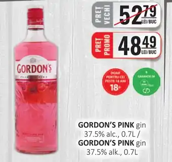 CBA GORDON'S PINK gin 37.5% alc. Ofertă