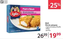 Selgros IGLO File de cod pane Ofertă