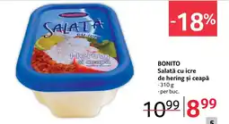 Selgros BONITO Salată cu icre de hering și ceapă Ofertă