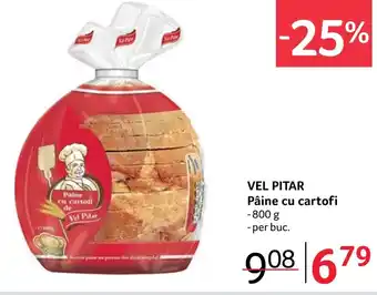 Selgros VEL PITAR Pâine cu cartofi Ofertă