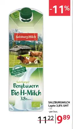 Selgros SALZBURGMILCH Lapte 3,8% UHT Ofertă