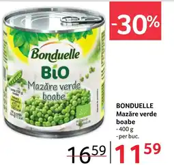 Selgros BONDUELLE Mazăre verde boabe Ofertă