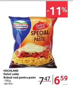 Selgros HOCHLAND Delicii calde Brânză rasă pentru paste Ofertă