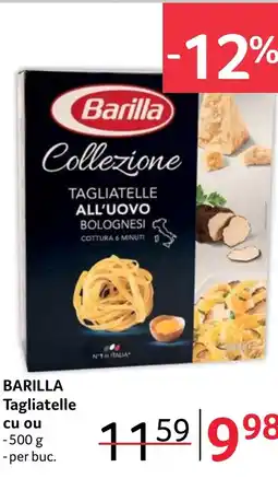 Selgros BARILLA Tagliatelle cu ou Ofertă