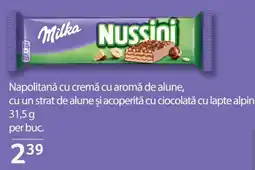 Selgros Napolitană cu cremă cu aromă de alune, cu un strat de alune şi acoperită cu ciocolată cu lapte alpin Ofertă