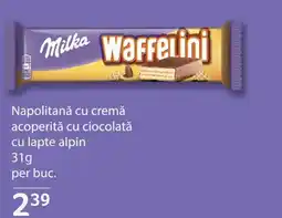 Selgros Napolitană cu cremǎ acoperită cu ciocolată cu lapte alpin Ofertă