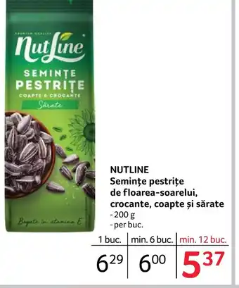 Selgros NUTLINE Semințe pestrițe de floarea-soarelui, crocante, coapte și sărate Ofertă