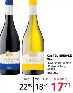 Selgros CASTEL HUNIADE Vin Ofertă