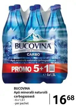 Selgros BUCOVINA Apă minerală naturală carbogazoasă Ofertă