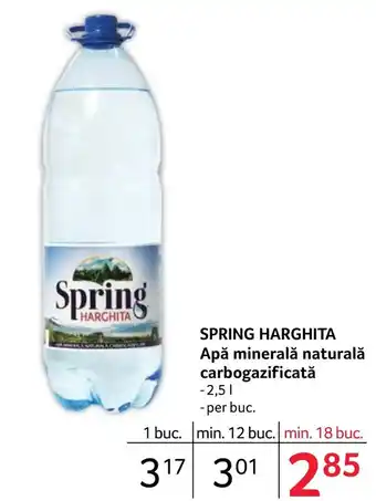 Selgros SPRING HARGHITA Apă minerală naturală carbogazificată Ofertă