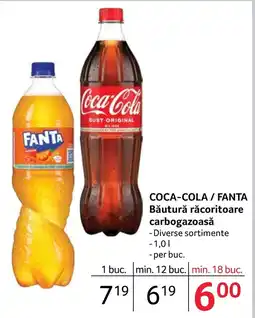 Selgros COCA-COLA / FANTA Băutură răcoritoare carbogazoasă Ofertă