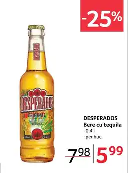 Selgros DESPERADOS Bere cu tequila Ofertă