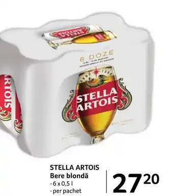 Selgros STELLA ARTOIS Bere blondǎ Ofertă