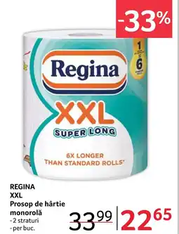 Selgros REGINA XXL Prosop de hârtie monorolǎ Ofertă