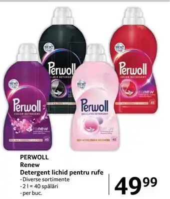 Selgros PERWOLL Renew Detergent lichid pentru rufe Ofertă