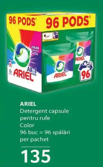 Selgros ARIEL Detergent capsule pentru rufe Color Ofertă