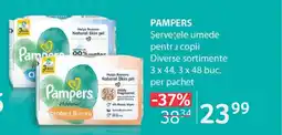 Selgros PAMPERS Şerveţele umede pentru copii Ofertă