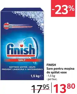 Selgros FINISH Sare pentru mașina de spălat vase Ofertă