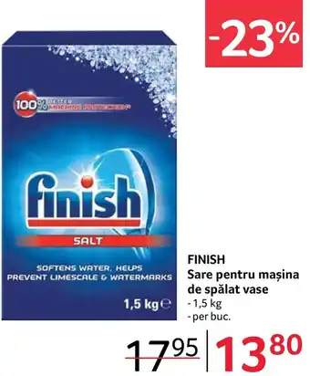 Selgros FINISH Sare pentru mașina de spălat vase Ofertă