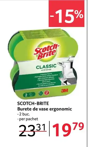 Selgros SCOTCH-BRITE Burete de vase ergonomic Ofertă