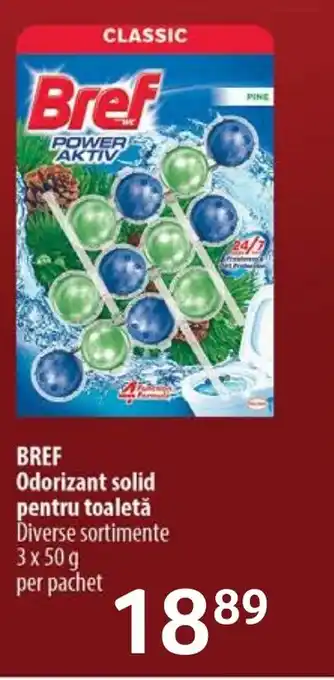 Selgros BREF Odorizant solid pentru toaletă Ofertă