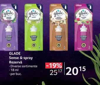 Selgros GLADE Sense & spray Rezervă Ofertă