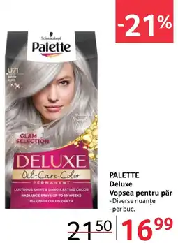 Selgros PALETTE Deluxe Vopsea pentru păr Ofertă