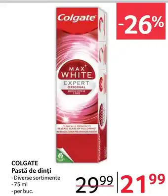 Selgros COLGATE Pastă de dinți Ofertă