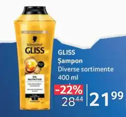 Selgros GLISS Şampon Ofertă