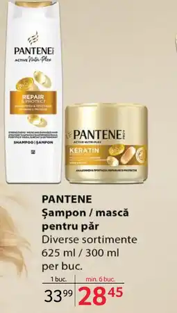 Selgros PANTENE Şampon / mască pentru păr Ofertă