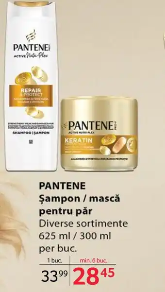 Selgros PANTENE Şampon / mască pentru păr Ofertă