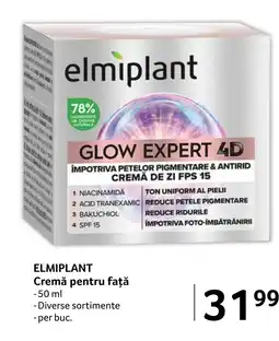 Selgros ELMIPLANT Cremă pentru față Ofertă