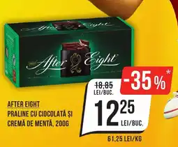 Mega Image AFTER EIGHT Praline cu ciocolată şi cremă de mentă Ofertă