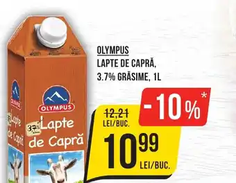 Mega Image OLYMPUS Lapte de capră, 3.7% grasime Ofertă