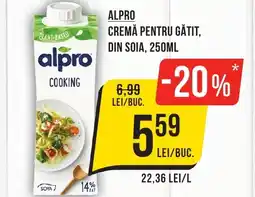 Mega Image ALPRO Cremă pentru gătit, din soia Ofertă