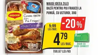 Mega Image MAGGI IDEEA ZILEI Bază pentru pui fraged la pungă, cu usturoi Ofertă