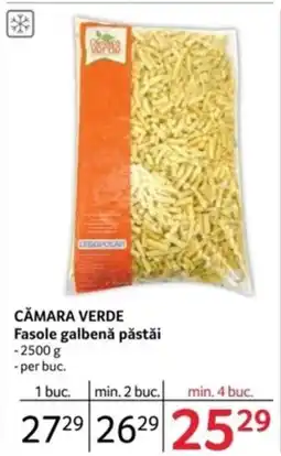 Selgros CĂMARA VERDE Fasole galbenă păstăi Ofertă