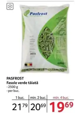 Selgros PASFROST Fasole verde tăiată Ofertă