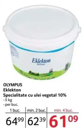 Selgros OLYMPUS Eklekton Specialitate cu ulei vegetal 10% Ofertă